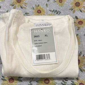 Hanro Blanc Cotton Top XL